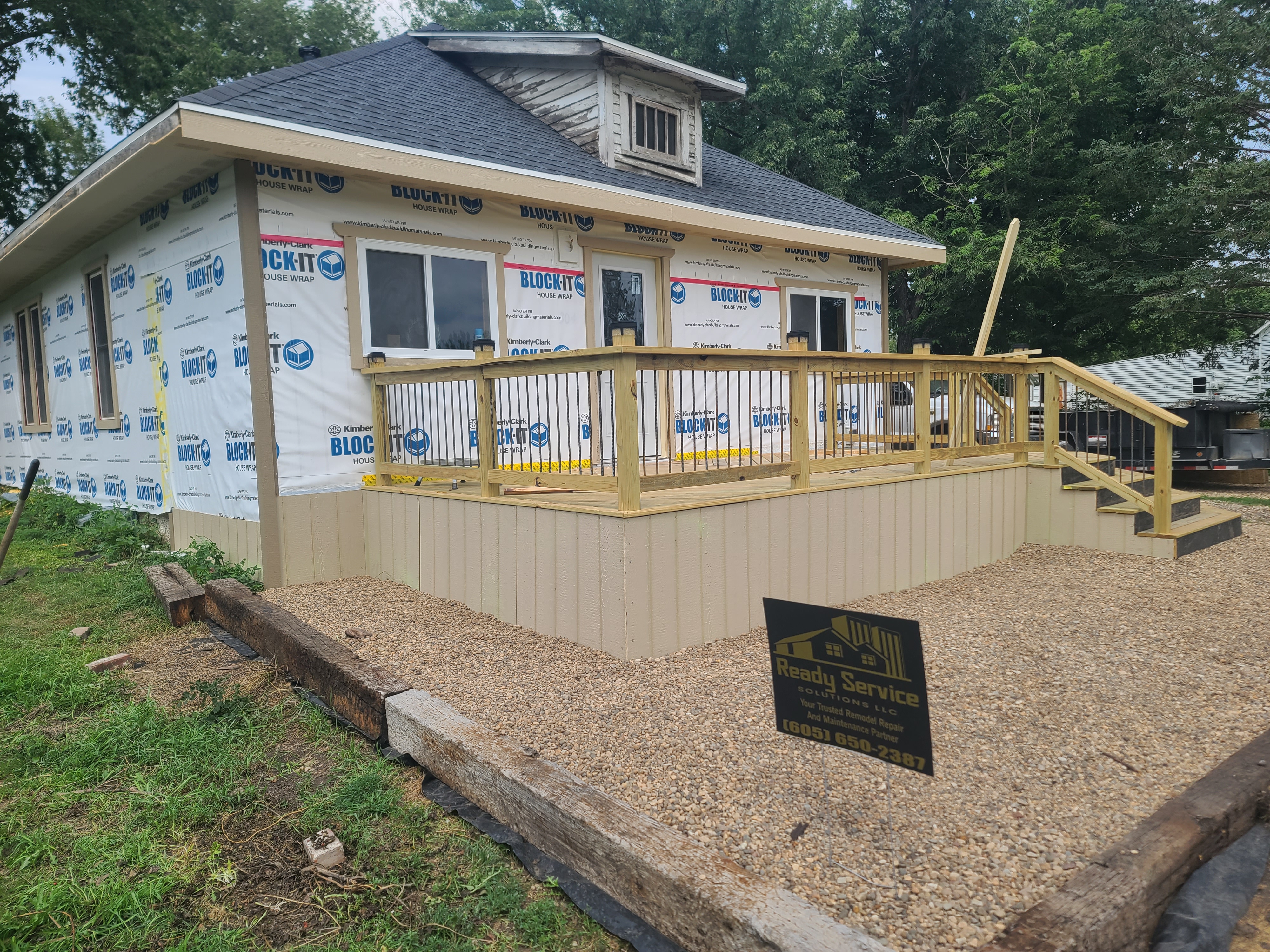 Project #1 — Custom Deck Rebuild — before